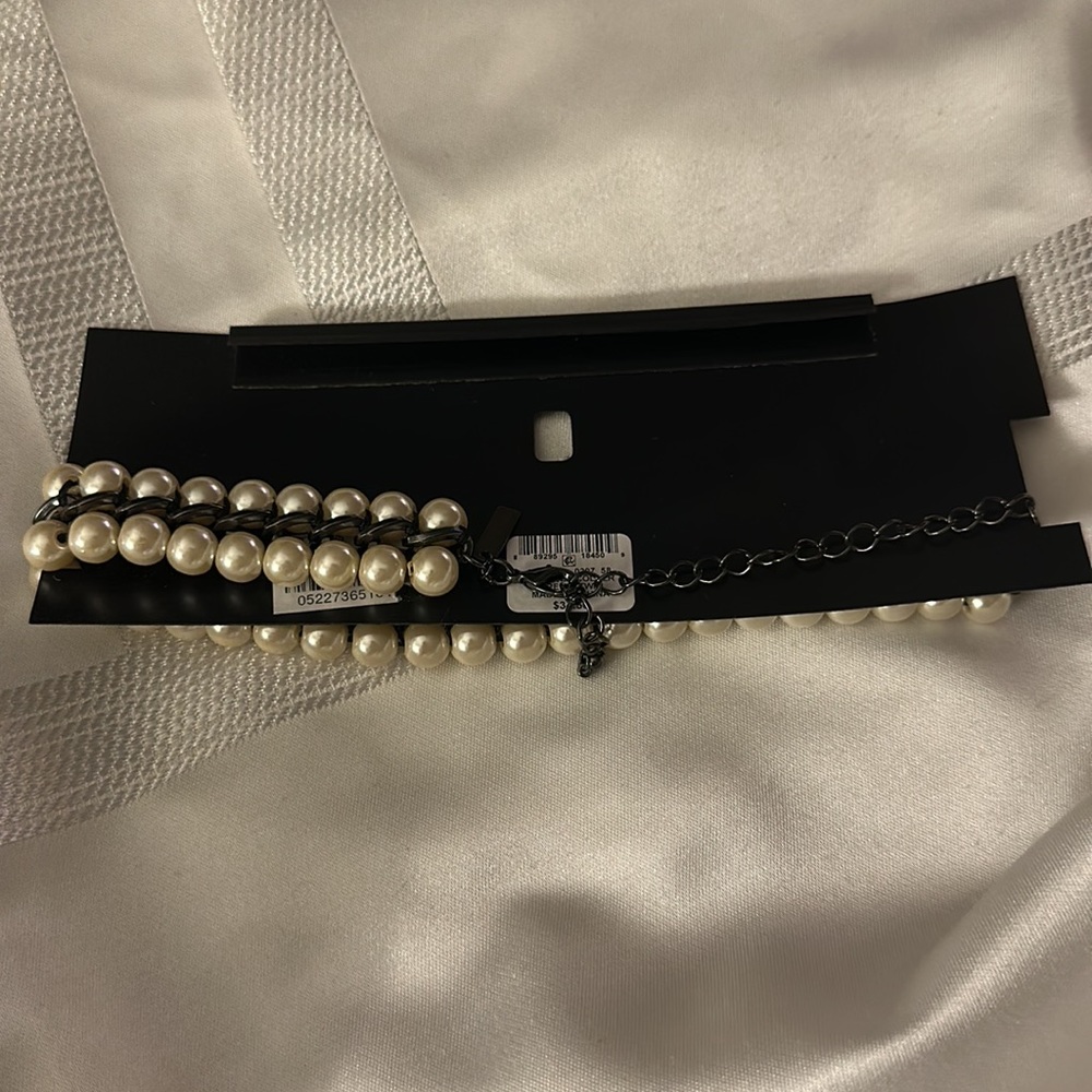 New Pearl and chain choker necklace - Picture 2 of 2